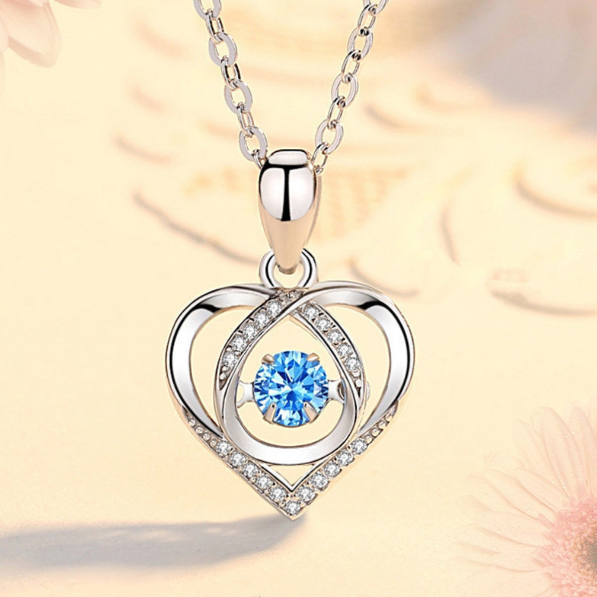 Rosalind Heart Pendant Necklace – Sterling Silver jewelry by Curia Pieces, view 3
