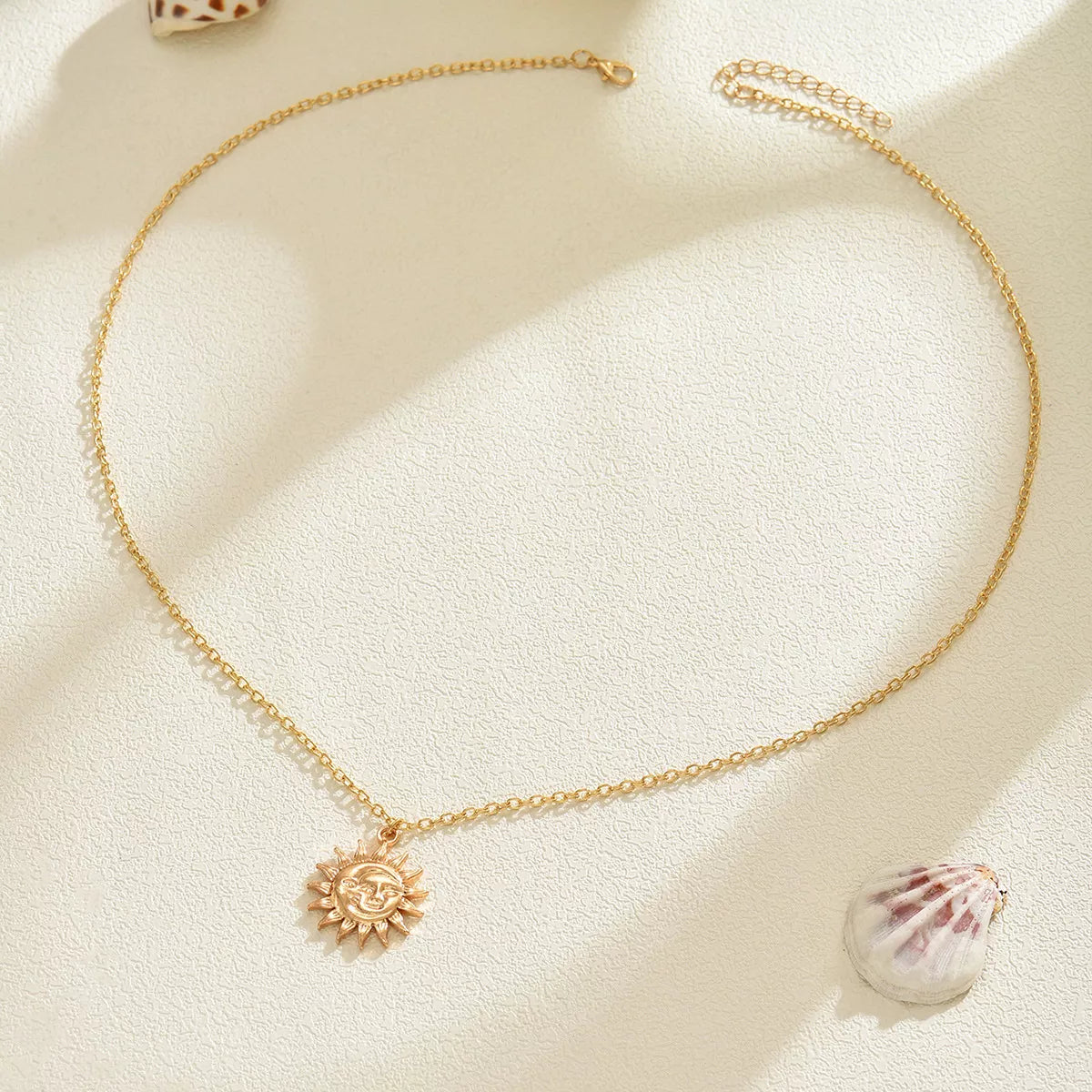 Zinnia Sunburst Pendant Necklace – 18K Gold-Plated jewelry by Curia Pieces