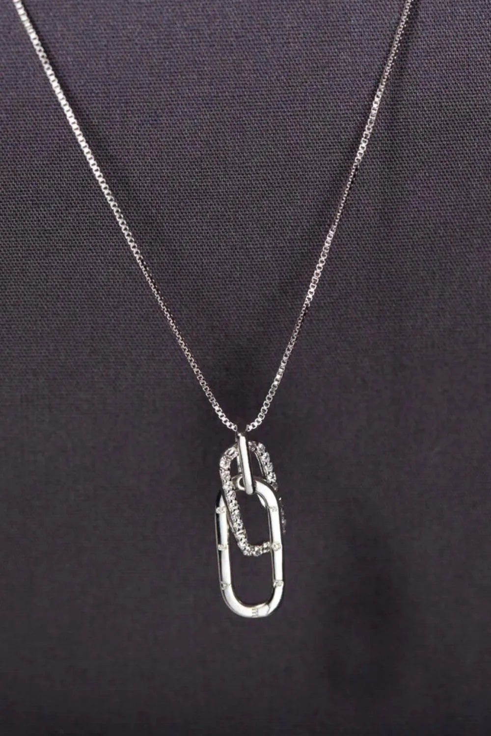 Halo Zircon Pendant Necklace, brilliant-cut zircon pendant by Curia Pieces