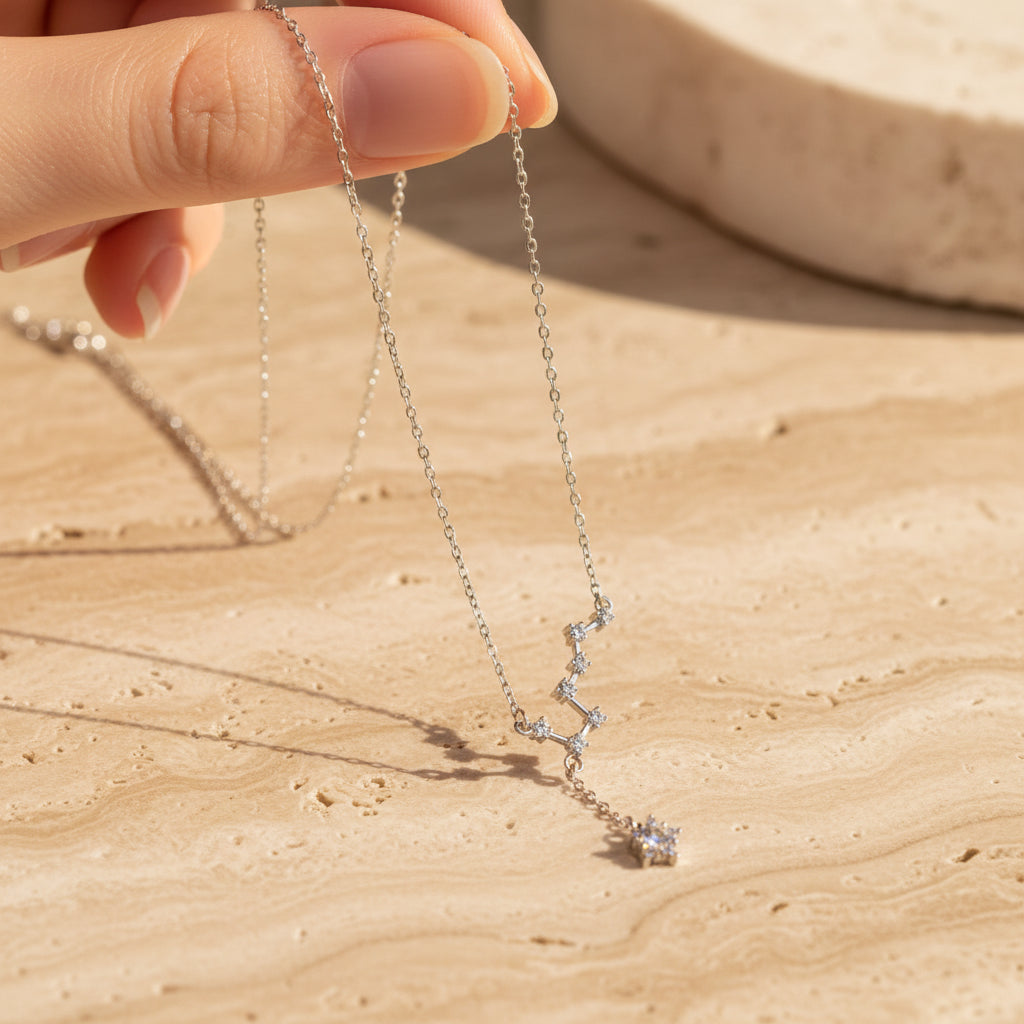 Celestine Star Necklace – Sterling Silver jewelry by Curia Pieces