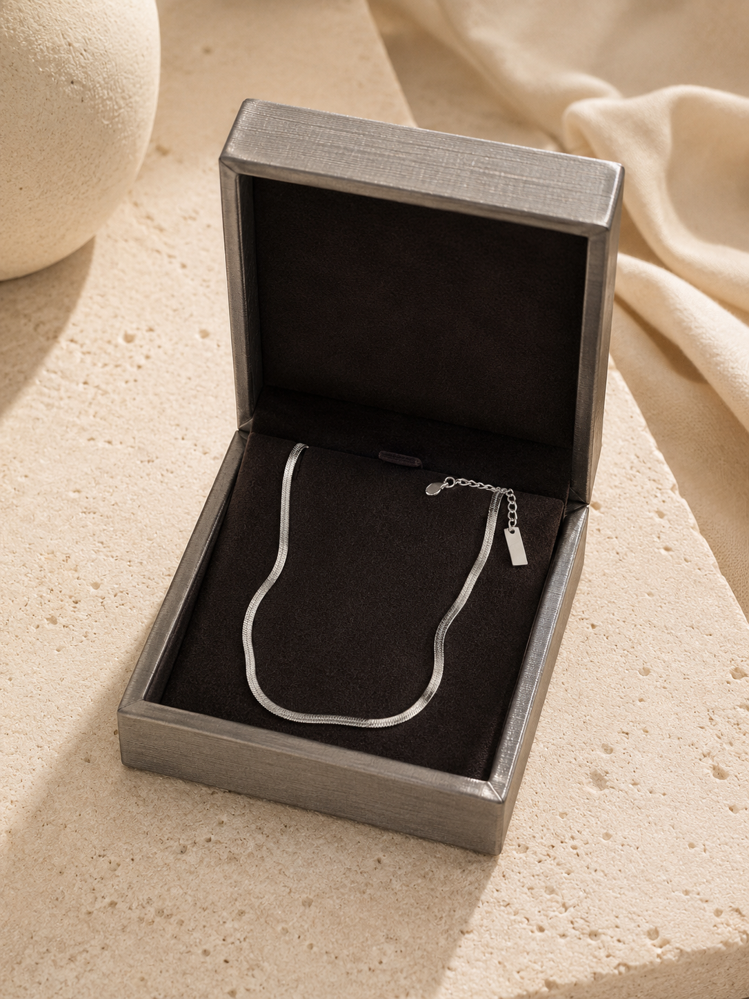 Essential Chain Necklace – Sterling Silver jewelry by Curia Pieces, view 5