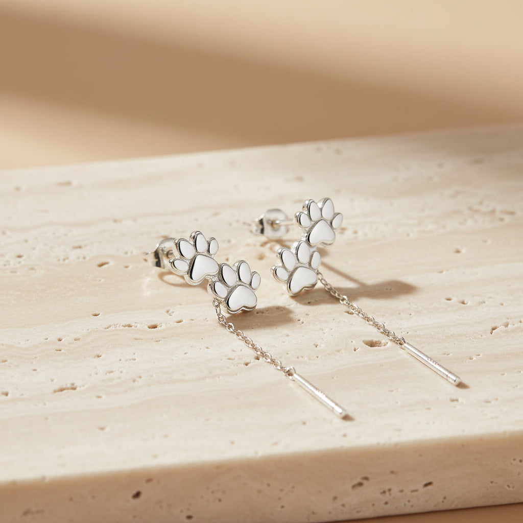 Ivy Paw Drop Earrings – 18K Gold-Plated jewelry by Curia Pieces