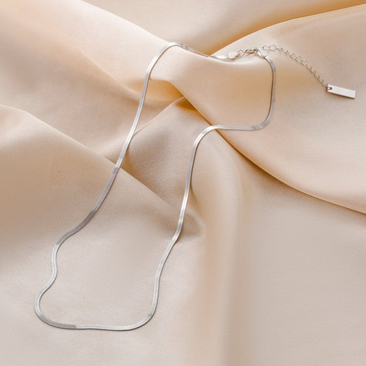 Essential Chain Necklace, sterling silver chain necklace by Curia Pieces